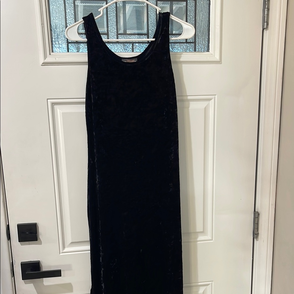 Elegant Black Velvet Dress